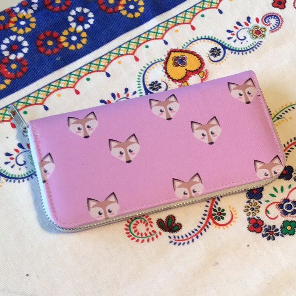 Pink 🦊💕Fox Zipper Wallet 🦊💕